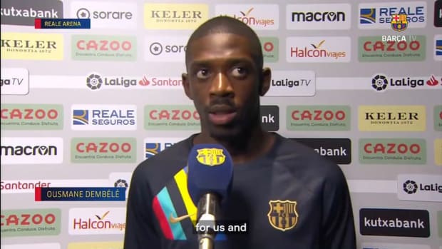 Dembele: 'Better to have Lewandowski in my team'